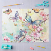 Een lente vlinder serie ontwerp #3 tissuepapier (Craft)
