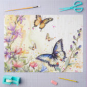 Een lente vlinder serie ontwerp #4 tissuepapier (Craft)