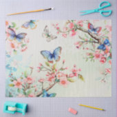 Een lente vlinder serie ontwerp #8 tissuepapier (Craft)