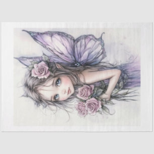 Een lenteachtige fee-serie ontwerp #10 tissuepapier