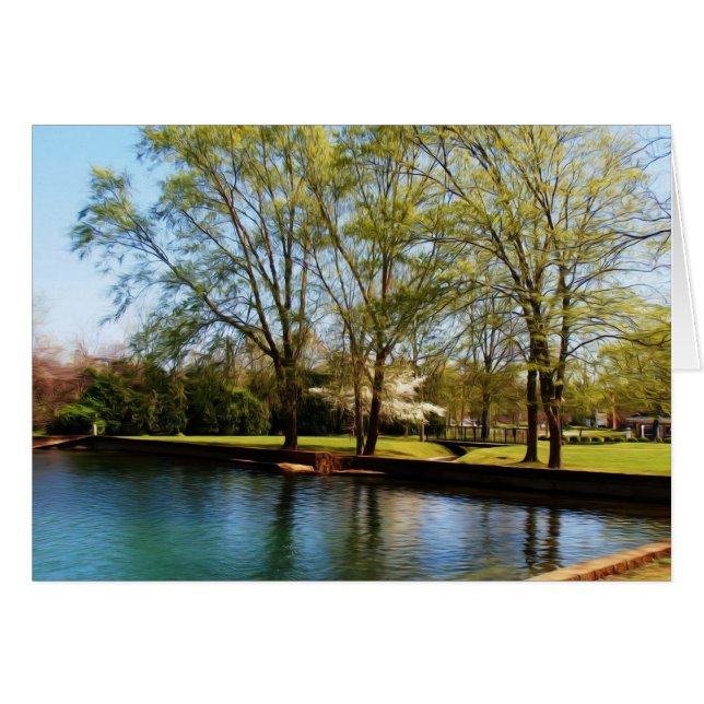 Een  lentedag in het park (Voorkant Horizontaal)