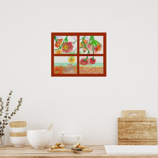 Een lentedag poster (Keuken)