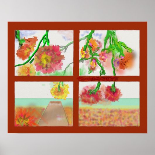 Een lentedag poster (Voorkant)