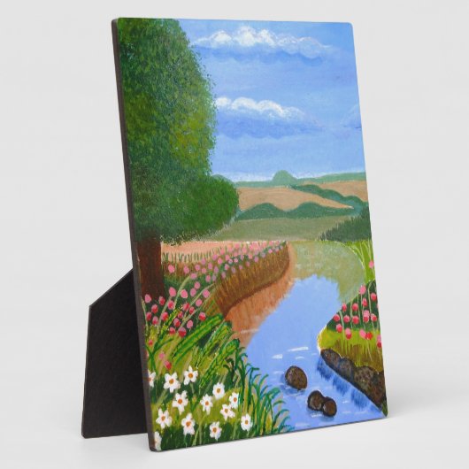 Een lentestroom fotoplaat (Zijkant)