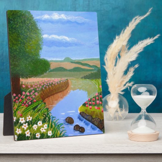 Een lentestroom fotoplaat (Zijkant)