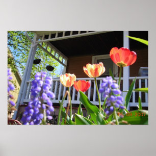 Een lentestuin poster