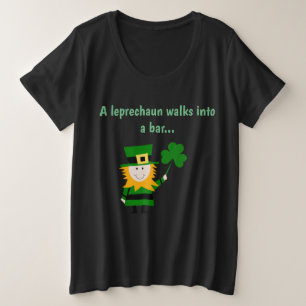 Een Leprechaun loopt in een bar plus Grootte Shirt