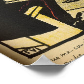 Een leraar berispt zijn leerling van criminelen poster (Hoek)