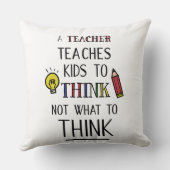 Een leraar leert kinderen om niet te denken wat te kussen (Achterkant)