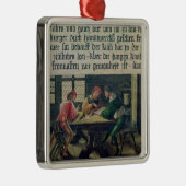 Een leraar metalen ornament (Rechts)