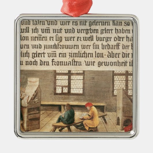Een leraar metalen ornament (Voorkant)