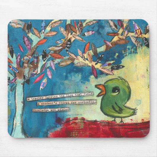 Een leraar mist... muismat (Voorkant)