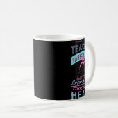 Een leraar neemt een handleraar Wiskunde 1 Koffiemok (Voorkant rechts)