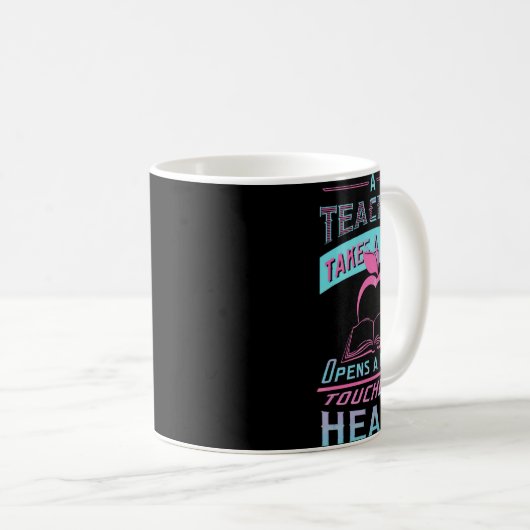 Een leraar neemt een handleraar Wiskunde 1 Koffiemok (Voorkant rechts)