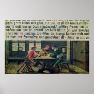 Een leraar poster