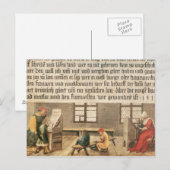 Een leraar school briefkaart (Voorkant / Achterkant)