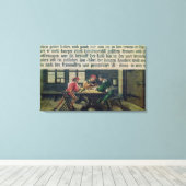 Een leraar school canvas afdruk (Insitu (Houten vloer))
