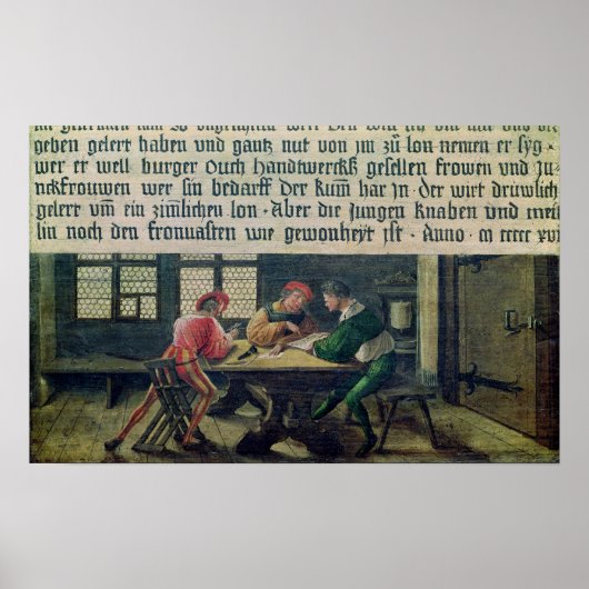 Een leraar school poster (Voorkant)
