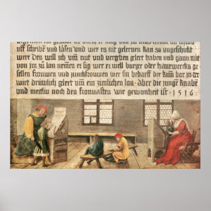 Een leraar school poster