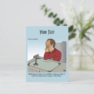 Een les in leiderschap Briefkaart