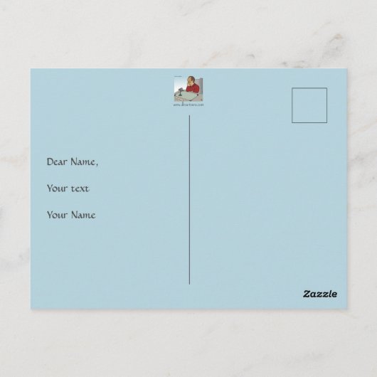 Een les in leiderschap Briefkaart (Achterkant)