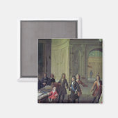 Een les voor de jonge Louis XV Magneet (Voorkant / Achterkant)