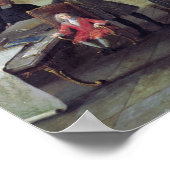 Een les voor de jonge Louis XV Poster (Hoek)