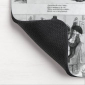 Een les voor Spendthrifts van Dr. Johnson, 1794 Muismat (Hoek)