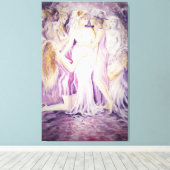 Een lesbische diva canvas afdruk (Insitu (Houten vloer))