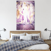 Een lesbische diva canvas afdruk (Insitu (Slaapkamer))