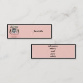 Een Lesson voor het leven van moeder #1 Mini Visitekaartje (Voorkant / Achterkant)