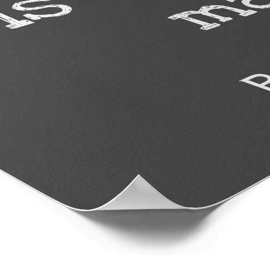 Een leugen wordt geen waarheidsgetrouwe Poster (Hoek)