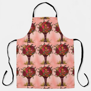 Een leuk, bloemengenot voor de chef in je leven schort