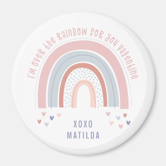 Een leuk cadeau voor valentijn in het klaslokaal. magneet (Voorkant)