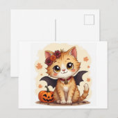 Een leuk cadeautje voor Halloween Feestdagenkaart (Voorkant / Achterkant)