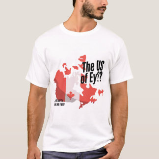Een leuk Canadees Pride T-shirt. Protest op kaart  T-shirt