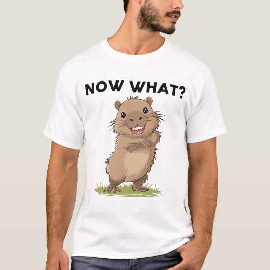 Een leuk Capybara shirt (Voorkant)