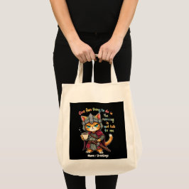 Een leuk ding om te doen in de ochtend Niet praten Tote Bag