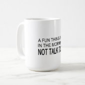 Een leuk ding om te doen koffiemok (Voorkant links)