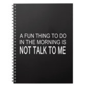 Een leuk ding om te doen notitieboek (Voorkant)