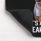 Een leuk piepend geluid kerst eekhoorn Xmas Muismat (Hoek)