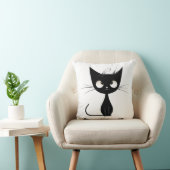 Een leuke animatie Cat Pillow Kussen (Stoel)