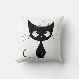 Een leuke animatie Cat Pillow Kussen