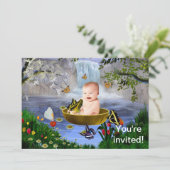 Een leuke baby voor natuur kaart (Staand voorkant)