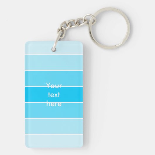 Een leuke cartoon Kiwi hardloopschoenen Sleutelhanger (achterkant)