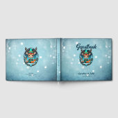 Een leuke cartoon stijl rendier elf gastenboek (Volledig)