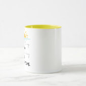 Een leuke daad om in de ochtendMok te doen Mok (Midden)