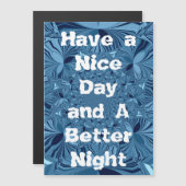 Een leuke dag en een betere nacht (Voorkant / Achterkant)