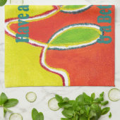 Een leuke dag en een betere nacht olieverfschilder theedoek (Gevouwen)