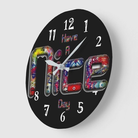 Een leuke dag  grote klok (Hoek)